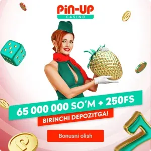 Pin Up — Xush kelibsiz bonusi